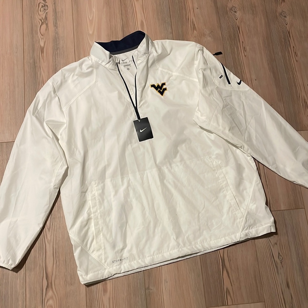 NWT Nike Storm-Fit Quarter Zip - West Virginia WVU